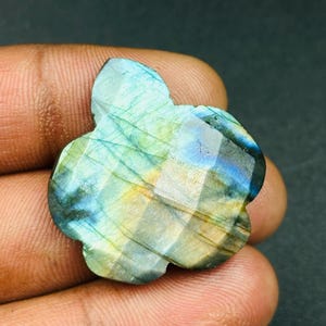 Natural Labradorite Clouds Shape, Faceted Flashy Labradorite Cloud Shape Beads, Carved Cloud