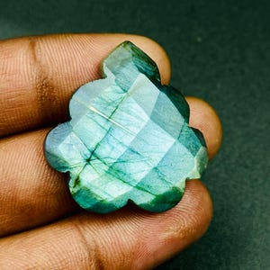 Natural Labradorite Clouds Shape, Faceted Flashy Labradorite Cloud Shape Beads, Carved Cloud