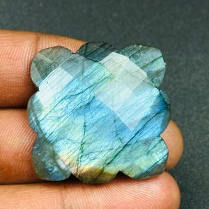 Natural Labradorite Clouds Shape, Faceted Flashy Labradorite Cloud Shape Beads, Carved Cloud