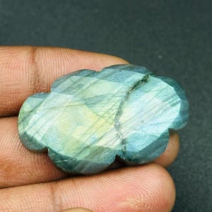 Natural Labradorite Clouds Shape, Faceted Flashy Labradorite Cloud Shape Beads, Carved Cloud