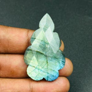 Natural Labradorite Clouds Shape, Faceted Flashy Labradorite Cloud Shape Beads, Carved Cloud