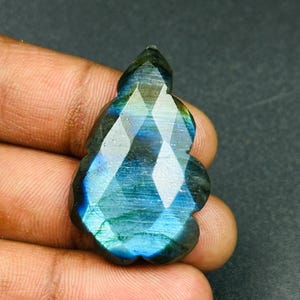 Natural Labradorite Clouds Shape, Faceted Flashy Labradorite Cloud Shape Beads, Carved Cloud