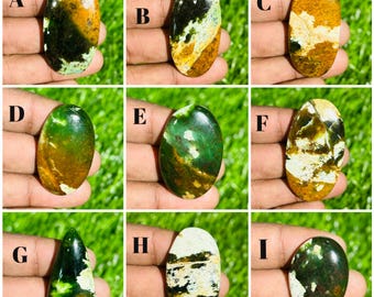 Natural Designer Chrome Chalcedony Gemstone, Chrome Chalcedony Cabochon, Chrome Chalcedony Gemstone Use Jewelry