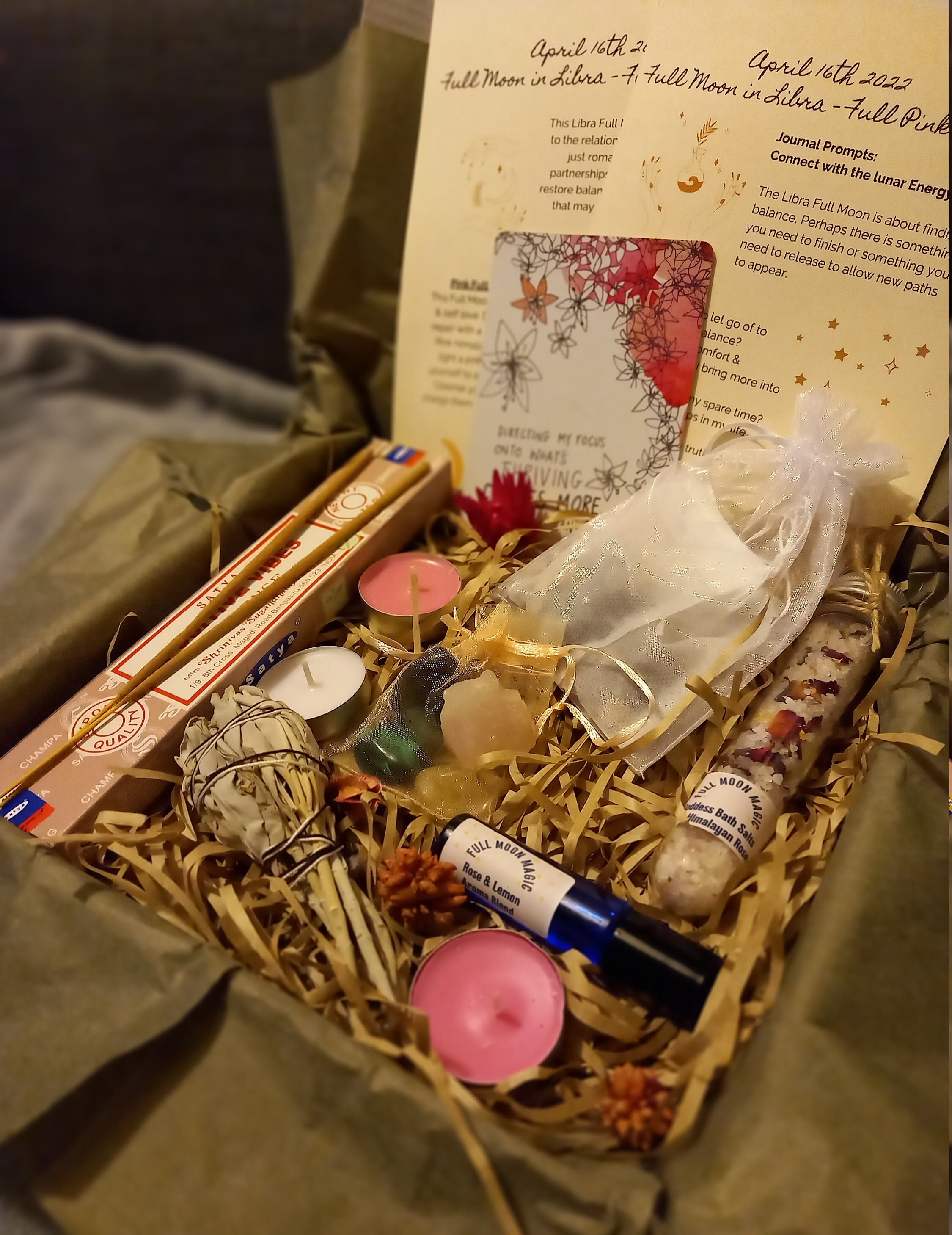 Full Moon Ritual Box - Etsy