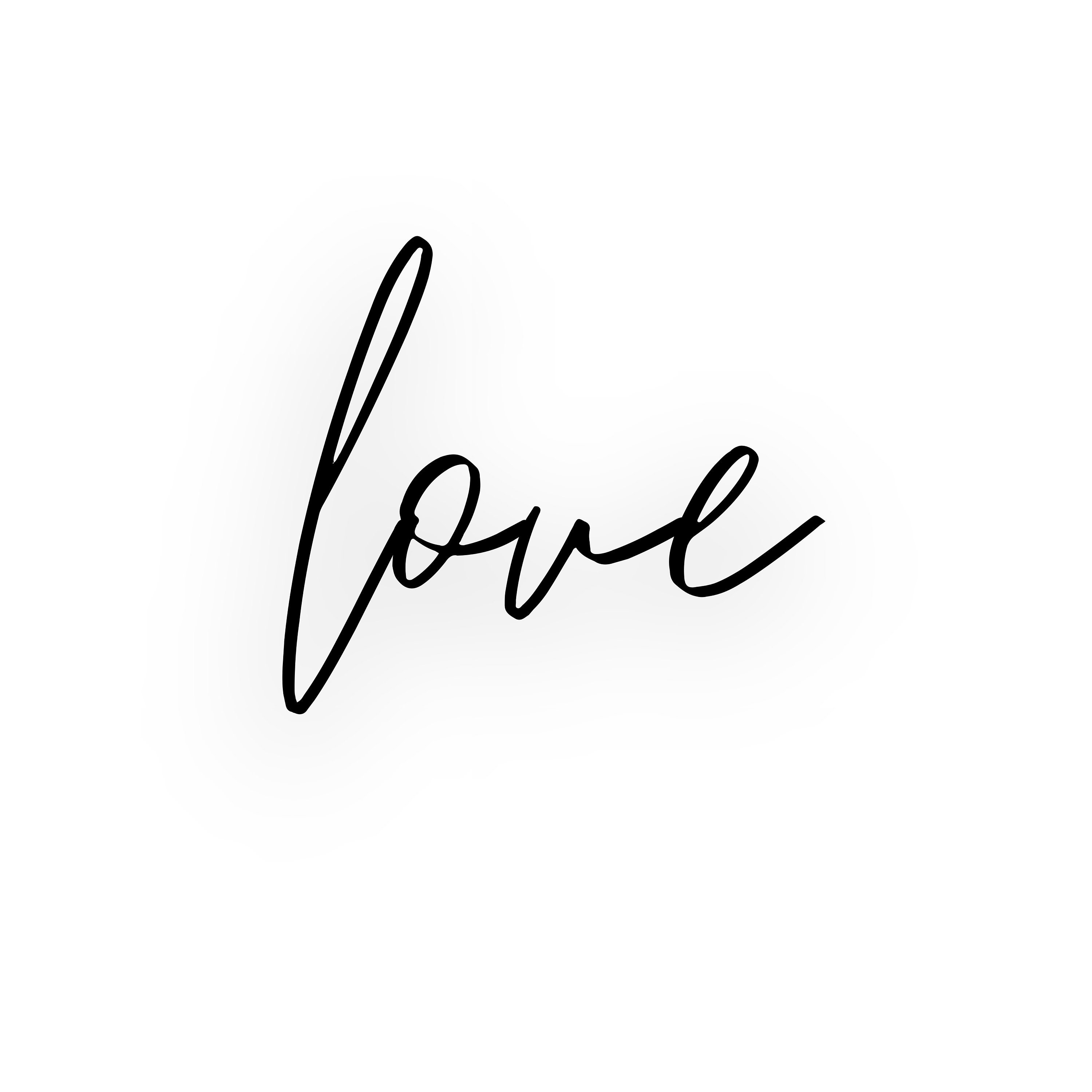 Script Font Love PNG Digital Download Instant Download Clip Etsy