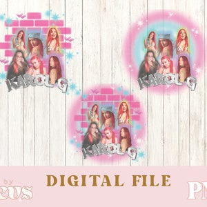 Karol G Red Hair Png Digitale Download Bestand Sublimatie, manana sera bonito Png Karol G PNG, karol G DTF, Bichota PNG, Karol G Graffiti 2000s