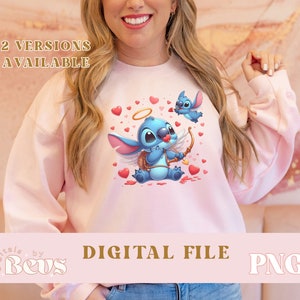 Amor Stich Png, Valentinstag digitale Datei, Valentinstag Stich, Amor Stich, Valentinstag digitale Dateien, Stich, Liebe digitale Datei