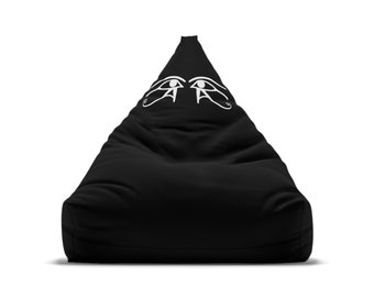 Eye of Horus Bean Bag Cover - Satanic Home Decor - Ancient Egypt Bean Bag Cover - Satanic Bean Bag Chair Cover