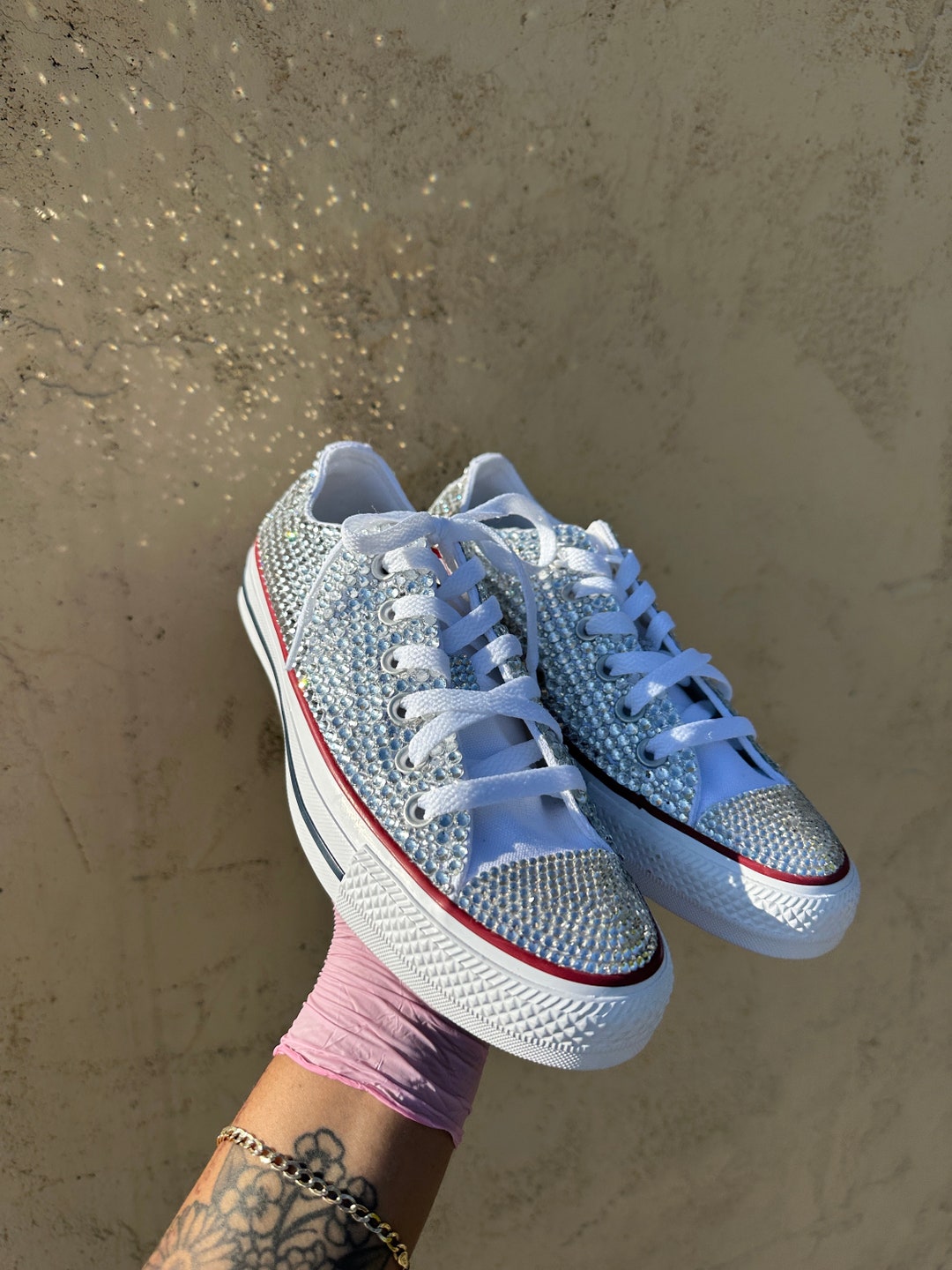 Custom Bling Converse or Vans - Etsy
