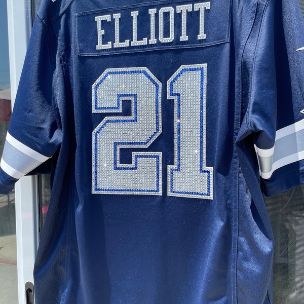 Bedazzled Jersey Etsy