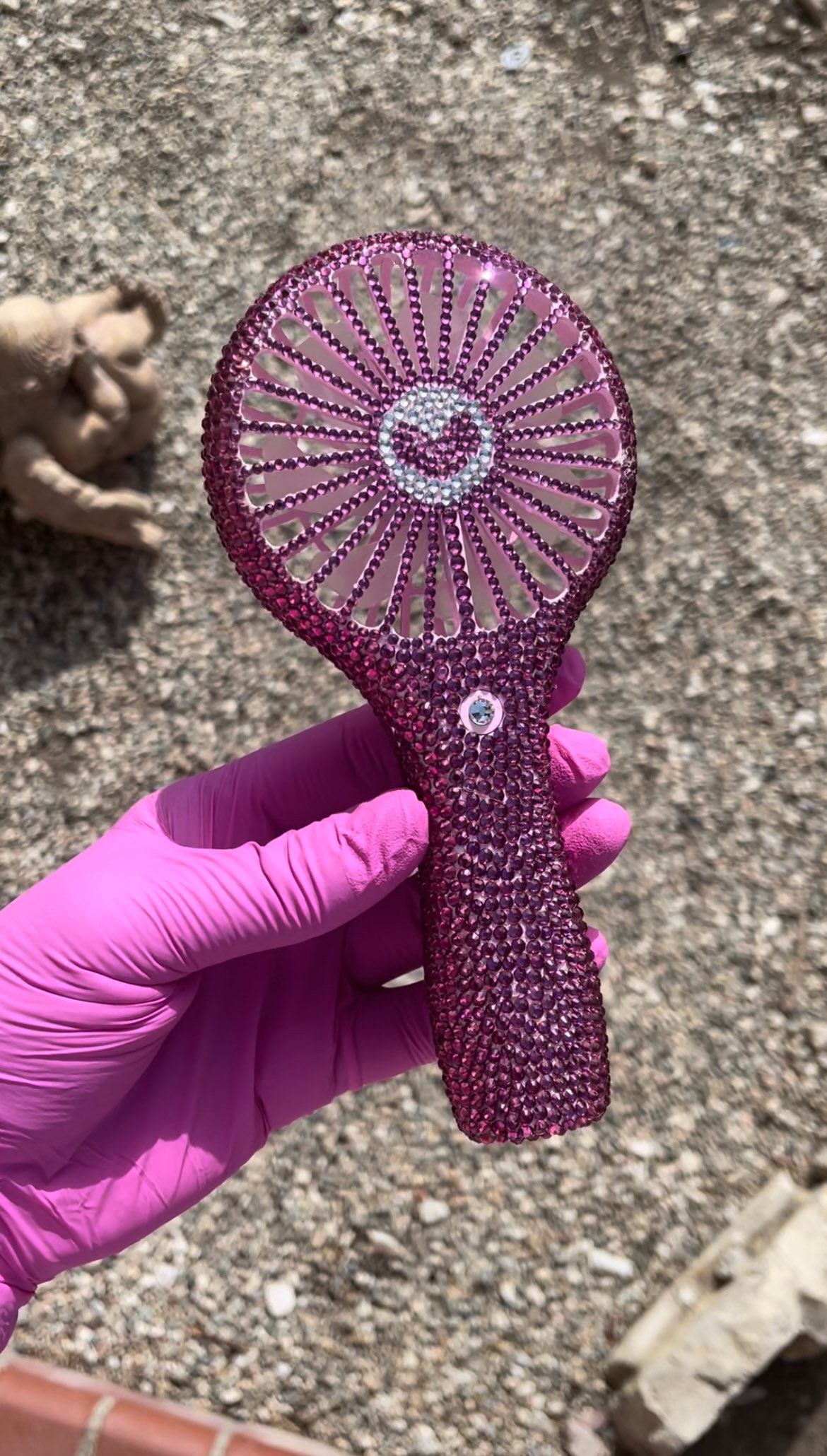 Bling Rechargeable Handheld Personal Lash Fan Etsy