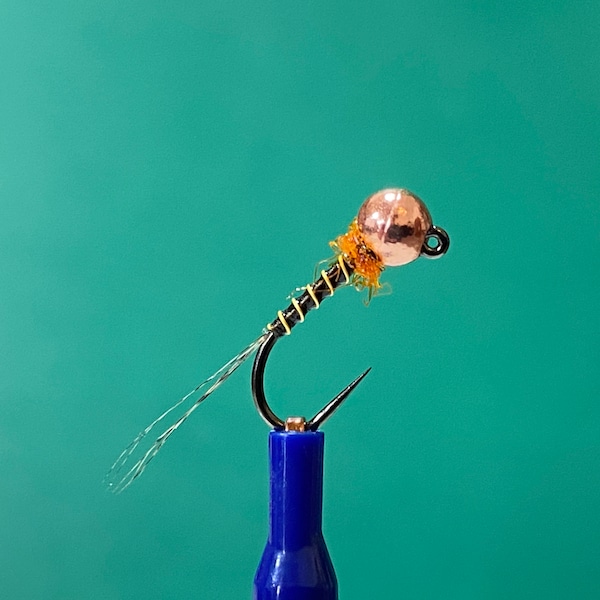 Orange Thread Frenchie. One of the BEST Fly Fishing Flies. Great Euro Nymph!