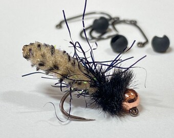 Cheniglia Galaxy Mop Color Crema Per Corpo Mosche – Materiale Fly Tying Big Hit Fly Co. 1-1/4 X 1/4