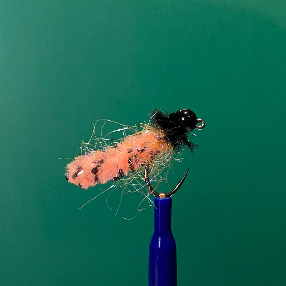 Shrimp Pink Mop Fly. One of the BEST Fly Fishing Flies Ever UV Mottled