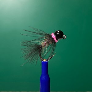 Black CDC Hare&#39;s Ear. One of the Best Fly Fishing Flies Ever! Awesome variation of the popular Hare&#39;s Ear Nymph!
