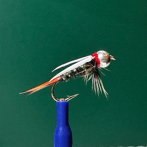 Silver Prince Nymph! Hard to find variation of the famous gold bead Prince. Extremely effective Trout pattern!!