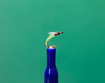 Jujubee Midge! Craven's proven midge imitation. Totally deadly Trout fly. Durable Fly Fishing Flies from Etsy's Best Selling Fishing Shop!