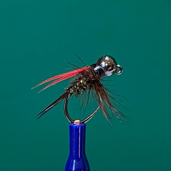 Prince Nymph Midnight .. Brand New Awesome Black & Red Colors One of the Best  Fly Fishing Flies on Any River or Stream 