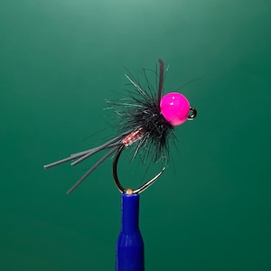 Hot Pink Stonefly. Awesome Fly Fishing Fly! Great Euro Pattern. Great Gift Idea!