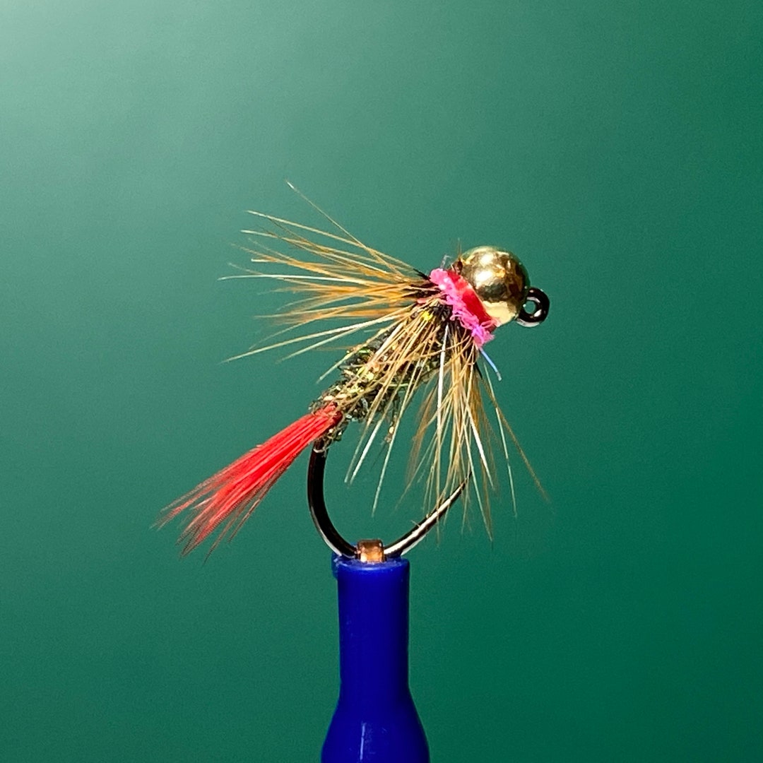 Red Dart Fly. One of the BEST Fly Fishing Flies. Great Euro Nymph Etsy