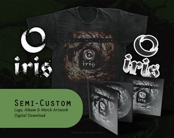 Semi-Custom, Premade Brand Package for Bands & Musicians | Logo Design, Album Artwork, Merch Design | Grunge, Symphonic, Punk, Metal, Music