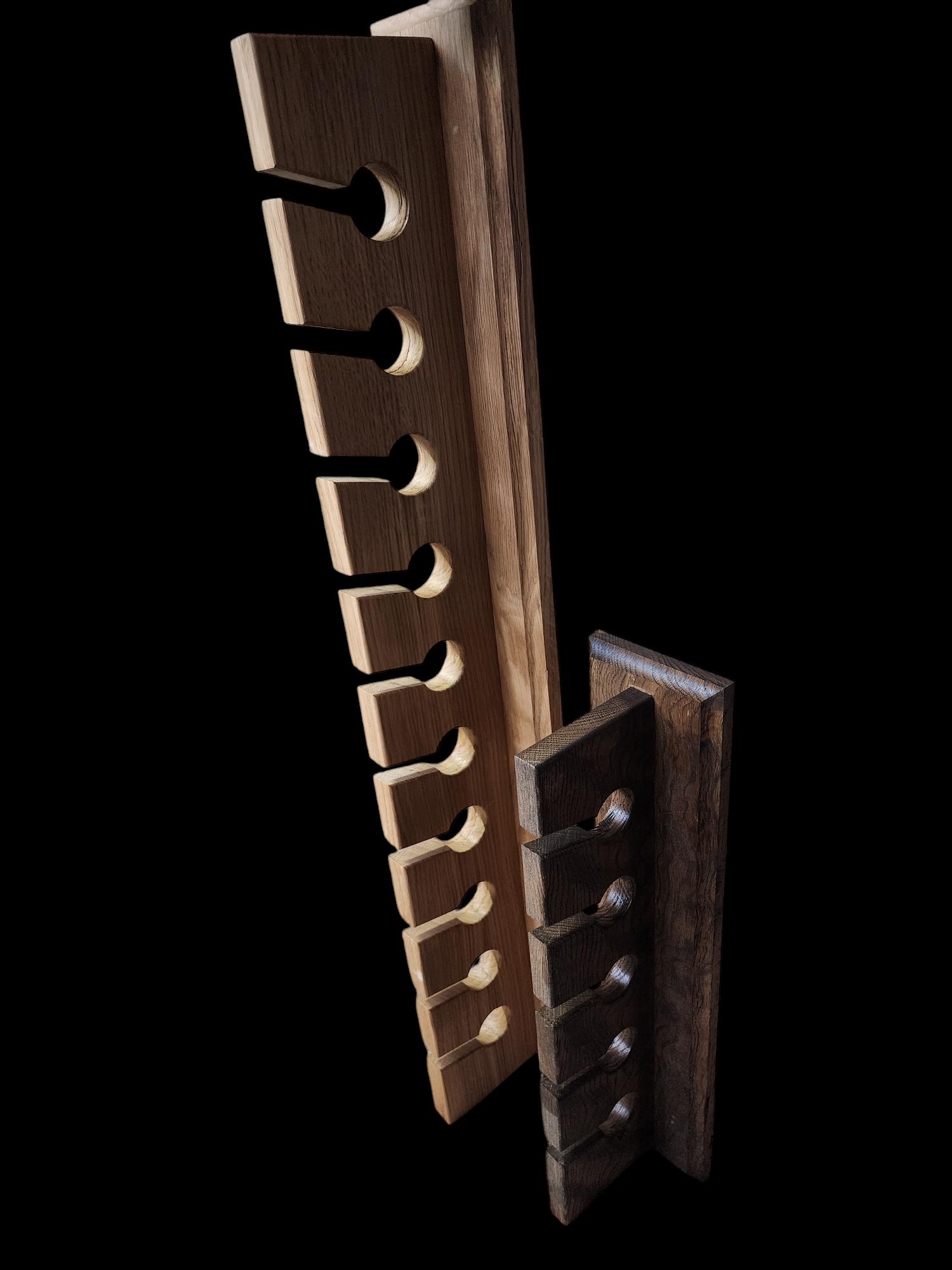 Modern Oak Hat Rack - Etsy