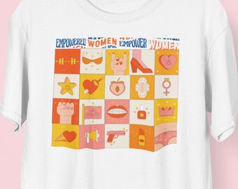 Empowered Women Empower Women Shirt-Retro Shirt-Girl Power-Feminists Shirts-Empowering Gift-Sterke Vrouwen T Shirt-Gelijke Rechten-Feminisme-Jaren 70 T