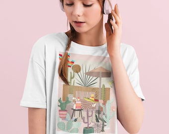 Tequila Trendy Shirt- Mexicaanse Party Sunshine Alcohol Pinata &Cactus ECO Friendly Tee-Boho Esthetische Tequila lover Agave T Shirt Gift Shirts