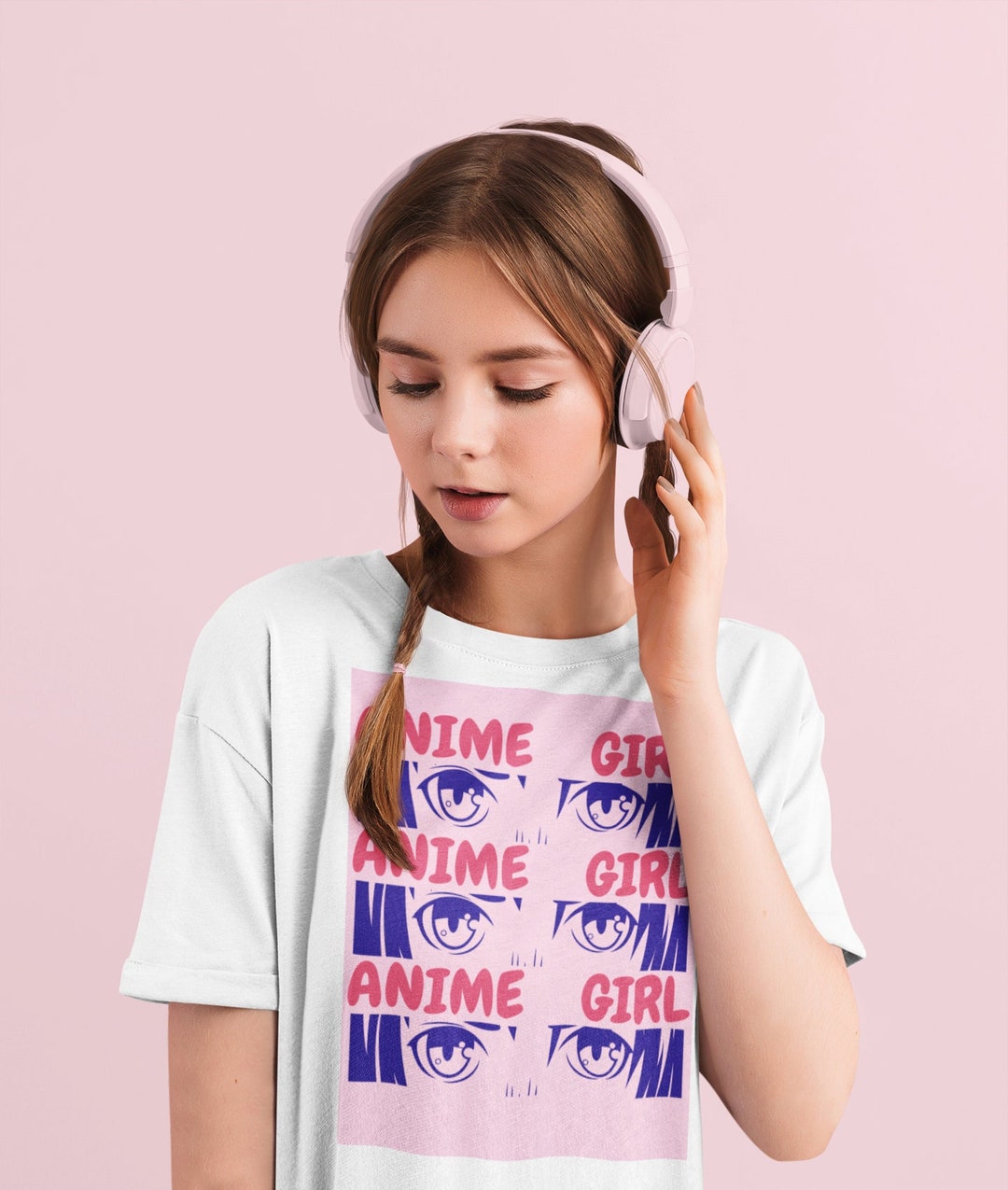 Anime Girl Shirtharajuku Shirtvintage Anime Shirtaesthetic Manga