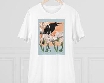 Entomologie T-shirts-Bird Shirt-Crowes Shirt Vrouwen-Raven Kostuum-King Crow Shirt-Dark Academia Shirt-Pastel Goth Shirt-Egirl Shirt-CROWS-
