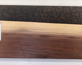 Brown Epoxy Black Walnut Charcuterie Board