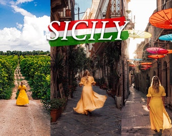 8 Italy Tones Lightroom Mobile Presets & Desktop, Photo Filter for Travel Instagram Influencer, Outdoor Preset for Bloggers