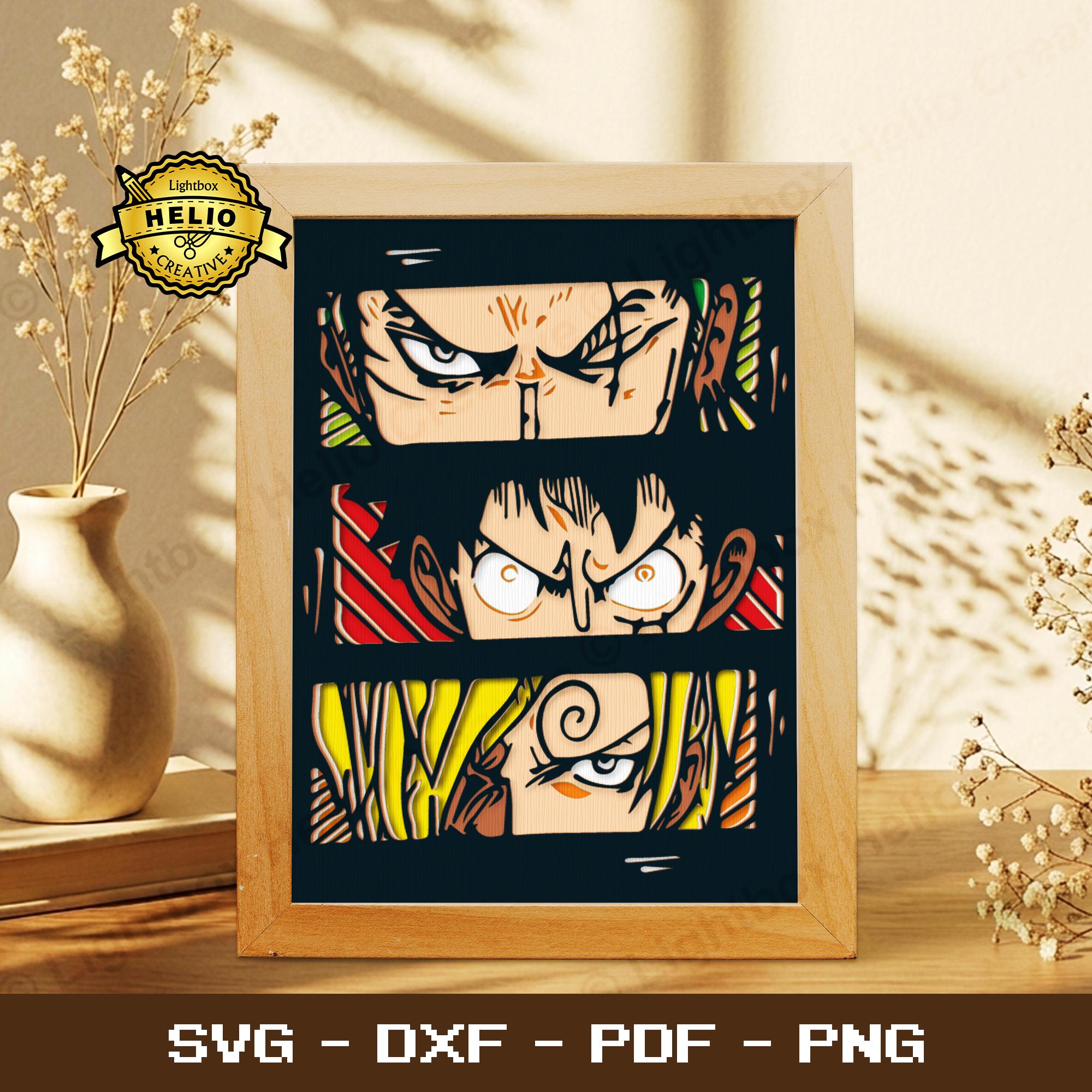 One Piece 3d Frame - Etsy
