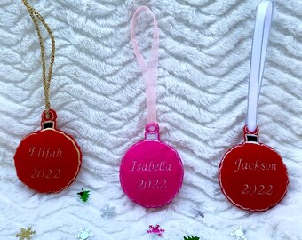 Christmas / Holiday Personalized Baubles