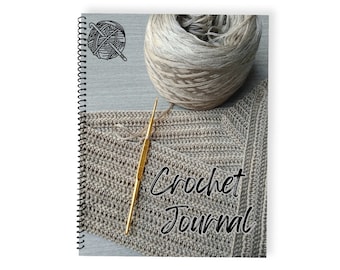 Crochet Stitches - Crochet Journal / Project Journal / Planner