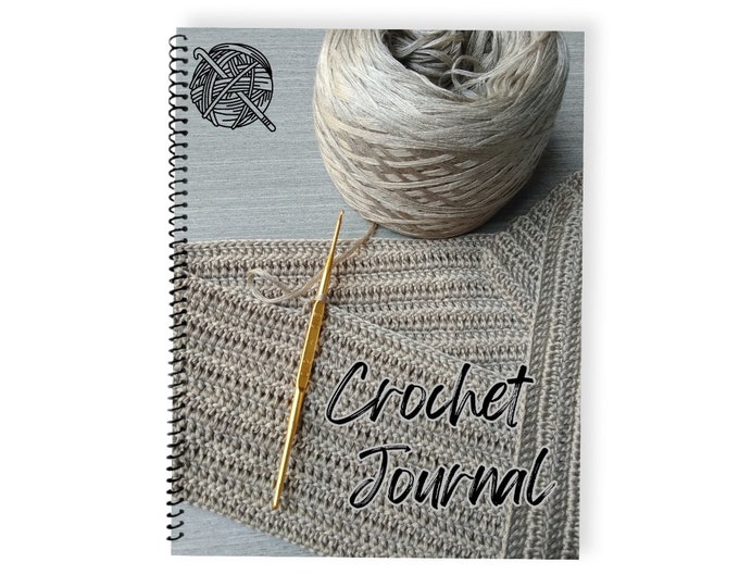 Crochet Stitches - Crochet Journal / Project Journal / Planner