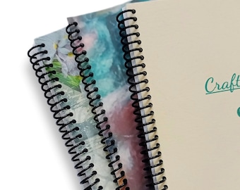 Custom Print and Bind with Spiral Binding, Cardstock Covers. Print and Bind your Digital Files, Book, Journal, Texts, Recipes and more.
