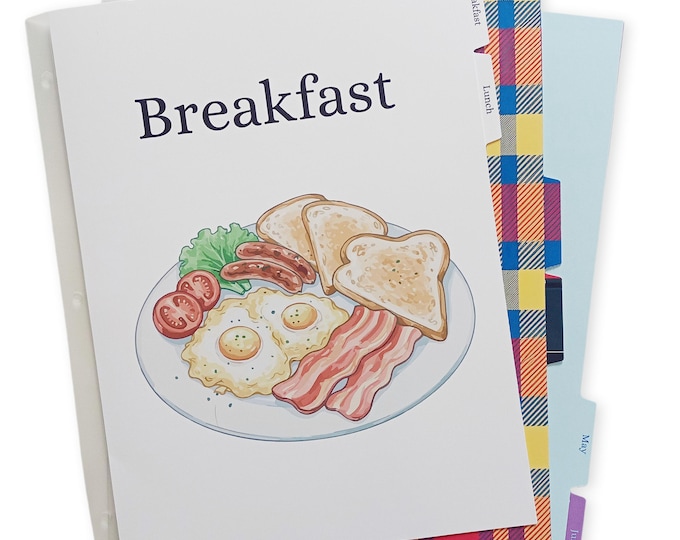 Custom Printed Binder Dividers, 3-Ring, 8.5x11 with Tabs