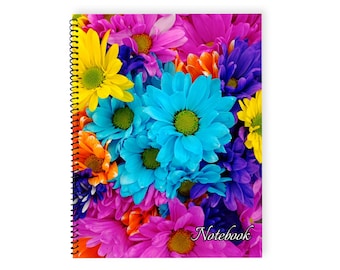 Bright Floral Stationary Notebook Journal - Decorative Stationery Pages