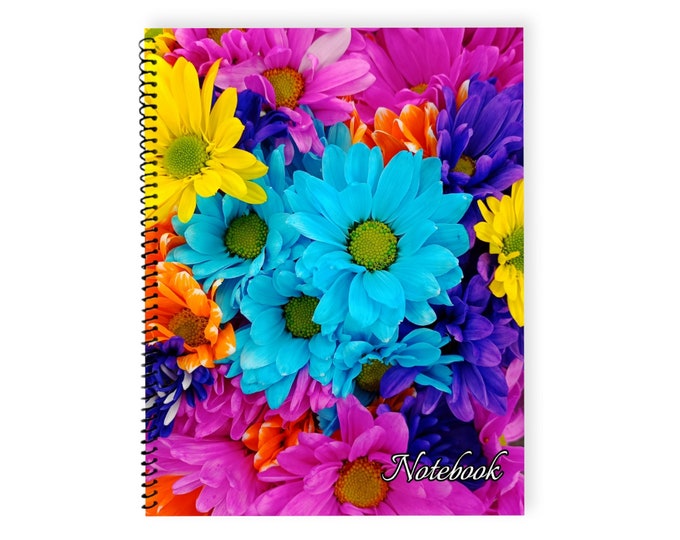 Bright Floral Stationary Notebook Journal - Decorative Stationery Pages