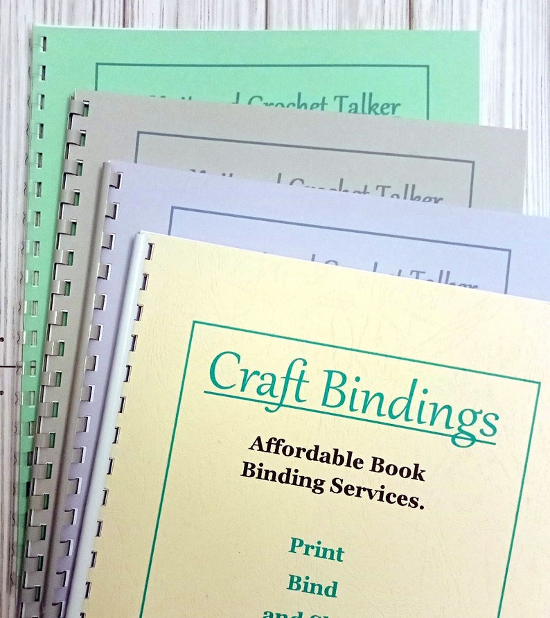 Print and Bind Your Craft Patterns Ebooks and Digital Etsy