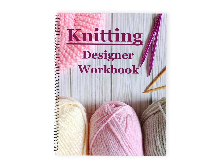 Knitting Designers Project Workbook with graph paper pages