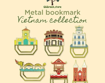 Metal Bookmark_Vietnam collection. Perfect gift.
