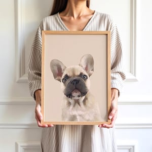 Pet Portrait, Cartoon Custom Portrait, Personalized Dog Wall Art, Pet Memorial Ideas, Digital or Print, Couple Gift, Digital Download PNG