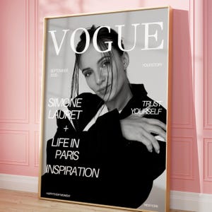 Personalisiertes Fotogeschenk, Individuelles Foto-Poster, Lustige Badezimmer Kunst, Individuelle Zeitung, Magazin Wand Kunst, Personalisiertes Poster, Magazin Cover