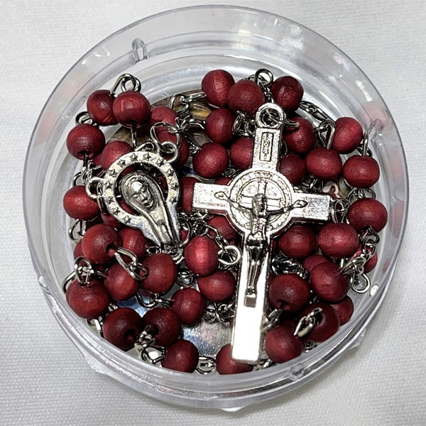 Rose Scented Rosary Etsy