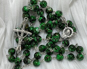 Green Nature Rosary(8mm beads, 50g)