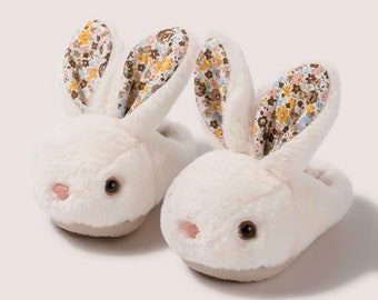 Kid Slippers Cute Bunny Girls Boys Toddler Winter Warm Comfort Home Shoes