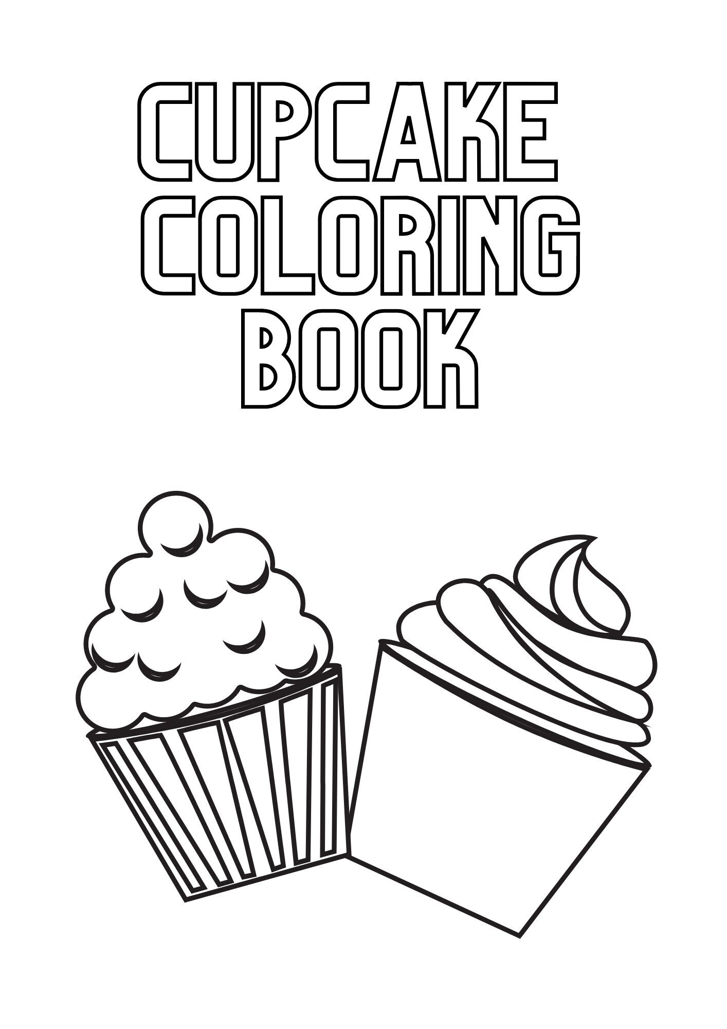 Color Me a Cupcake: Small Coloring Books For Kids [Book]