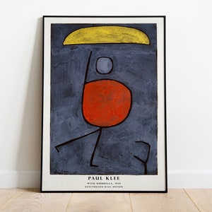 Paul Klee &#39;With Umbrella&#39; Print: Swiss Modernist Art
